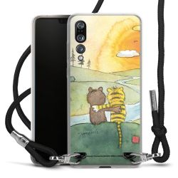 New Carry Case Transparent Stoff schwarz/silber