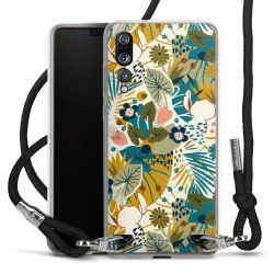 New Carry Case Transparent Stoff schwarz/silber