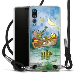 New Carry Case Transparent Stoff schwarz/silber