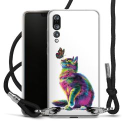 New Carry Case Transparent Stoff schwarz/silber