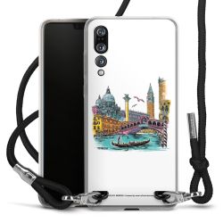 New Carry Case Transparent Stoff schwarz/silber