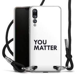 New Carry Case Transparent Stoff schwarz/silber