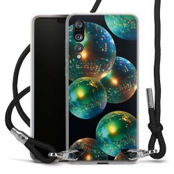 New Carry Case Transparent Stoff schwarz/silber