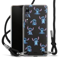 New Carry Case Transparent Stoff schwarz/silber