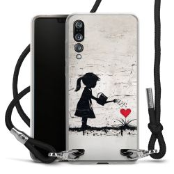 New Carry Case Transparent Stoff schwarz/silber