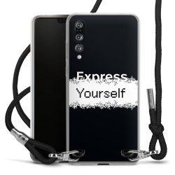 New Carry Case Transparent Stoff schwarz/silber