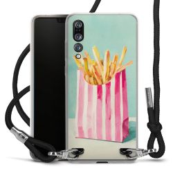 New Carry Case Transparent Stoff schwarz/silber