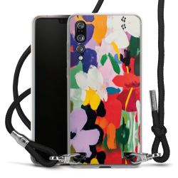 New Carry Case Transparent Stoff schwarz/silber