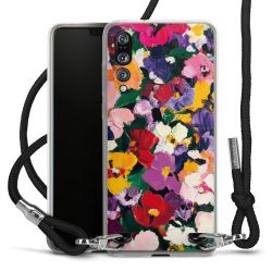 New Carry Case Transparent Stoff schwarz/silber