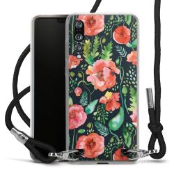 New Carry Case Transparent Stoff schwarz/silber