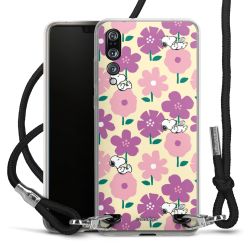 New Carry Case Transparent Stoff schwarz/silber