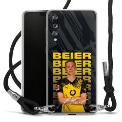 New Carry Case Transparent Stoff schwarz/silber