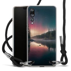 New Carry Case Transparent Stoff schwarz/silber