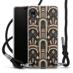 New Carry Case Transparent Stoff schwarz/silber