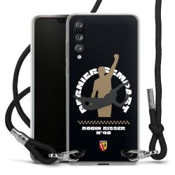 New Carry Case Transparent Stoff schwarz/silber