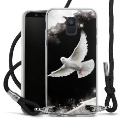 Carry Case Transparent Fabric black/silver