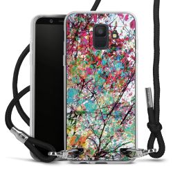 Carry Case Transparent Fabric black/silver