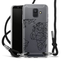 Carry Case Transparent Fabric black/silver