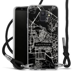 Carry Case Transparent Fabric black/silver