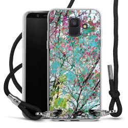 Carry Case Transparent Fabric black/silver