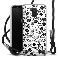 Carry Case Transparent Fabric black/silver