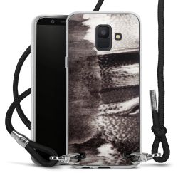 Carry Case Transparent Fabric black/silver