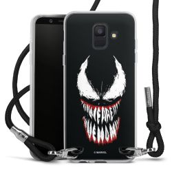 New Carry Case Transparent Stoff schwarz/silber