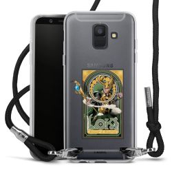 New Carry Case Transparent Stoff schwarz/silber