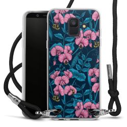 New Carry Case Transparent Stoff schwarz/silber