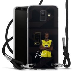 New Carry Case Transparent Stoff schwarz/silber