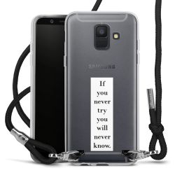 New Carry Case Transparent Stoff schwarz/silber