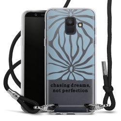 New Carry Case Transparent Stoff schwarz/silber