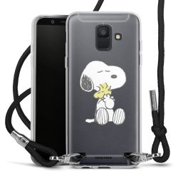 New Carry Case Transparent Stoff schwarz/silber