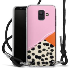 New Carry Case Transparent Stoff schwarz/silber