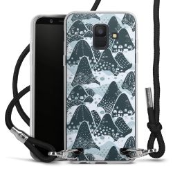 New Carry Case Transparent Stoff schwarz/silber