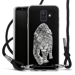 New Carry Case Transparent Stoff schwarz/silber