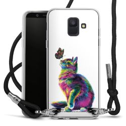 New Carry Case Transparent Stoff schwarz/silber