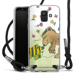 New Carry Case Transparent Stoff schwarz/silber