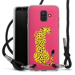 New Carry Case Transparent Stoff schwarz/silber