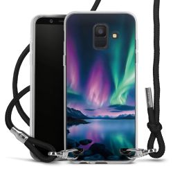 New Carry Case Transparent Stoff schwarz/silber