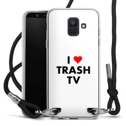 New Carry Case Transparent Stoff schwarz/silber