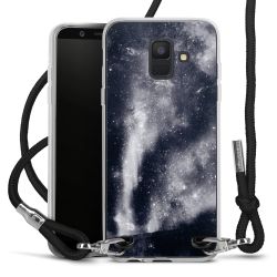 New Carry Case Transparent Stoff schwarz/silber