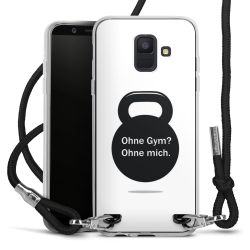 New Carry Case Transparent Stoff schwarz/silber