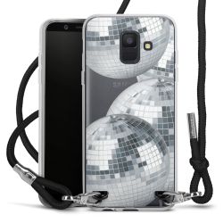 New Carry Case Transparent Stoff schwarz/silber