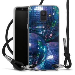 New Carry Case Transparent Stoff schwarz/silber