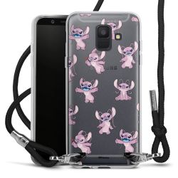 New Carry Case Transparent Stoff schwarz/silber