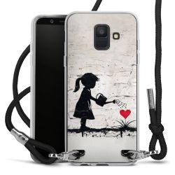 New Carry Case Transparent Stoff schwarz/silber