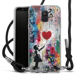 New Carry Case Transparent Stoff schwarz/silber