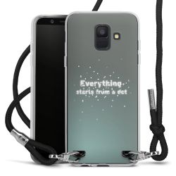 New Carry Case Transparent Stoff schwarz/silber