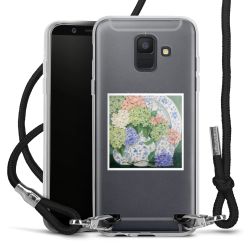 New Carry Case Transparent Stoff schwarz/silber